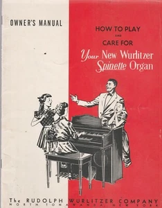 WURLITZER SPINETTE ORGEL BETRIEBSANLEITUNG 50ER JAHRE? - Bild 1 von 3