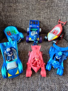 PJ Masks Toys Lot of 6 Vehicles & 4 Action Figures - Picture 1 of 15