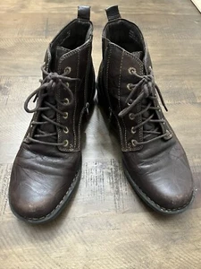 Clarks Bushacre braune Leder Schnürstiefel Chukka Größe 8,5 - Bild 1 von 8