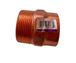Nibco 1-1/2 In. Male Copper Adapter 1-1/2 In. 039923303684 Copper New - Picture 1 of 3
