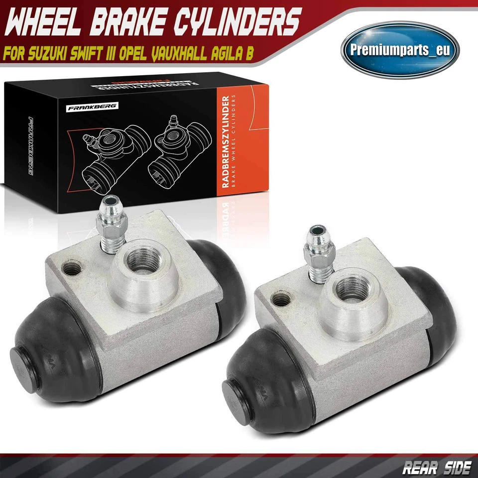 2x Wheel Brake Cylinders Rear for Suzuki Swift III SX4 Opel Vauxhall Agila B - Image 1 of 4