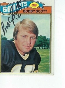 Topps #36 1977 firmado por Bobby Fuller - Santos de Nueva Orleans  - Imagen 1 de 1