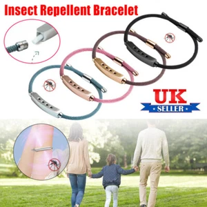 Waterproof Anti Mosquito Insect Repellent Bracelet Natural Spiral Wrist Bands UK - Picture 1 of 15