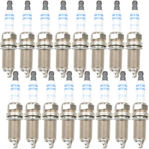 Bosch 9673 Set of 16 Double Iridium Spark Plugs for Chrysler Dodge Jeep Ram V8 - Picture 1 of 1