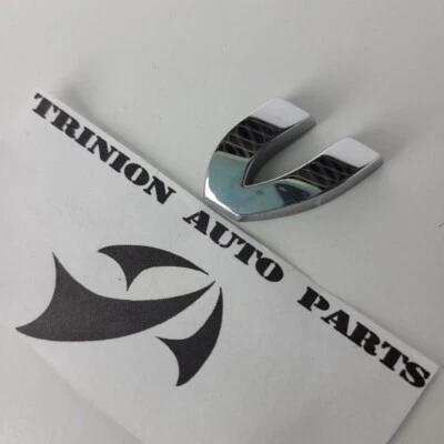 2004-2009 Mitsubishi Endeavor Rear Trunk Emblem Logo Nameplate Letter V Only OEM - Image 1 of 3