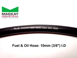 Mackay Low Pressure Fuel & Oil Resistant Hose 10mm 3/8" I.D "Selling By Meter" - Picture 1 of 3