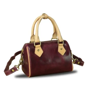 Genuine Leather Purses and Handbags Women Vintage Satchel Crossbody Shoulder Bag - Picture 1 of 10