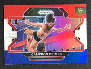 Cameron Grimes #49 2022 PANINI WWE PRIZM - RED WHITE BLUE PARALLEL SP - Picture 1 of 1