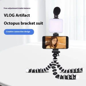 Soporte de trípode accesorios de transmisión en vivo adecuado para todas las cámaras y teléfonos - Imagen 1 de 21