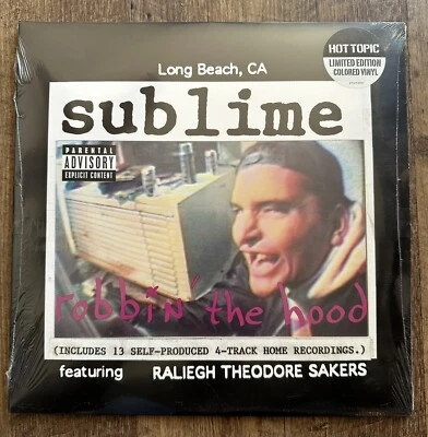 SUBLIME Robbin’ The Hood 2x LP Limited Color Vinyl SEALED-RARE. No Doubt Rare - Image 1 of 2