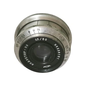 Industar 50, 3,5/50mm, Soviet Russian Lens, M39 Mount, Great condition - Picture 1 of 7