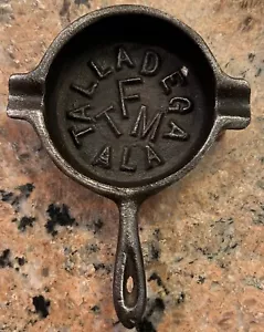 Vintage Talladega Foundry Co. Machine Company Skillet Ashtray 5 3/8” - Picture 1 of 2