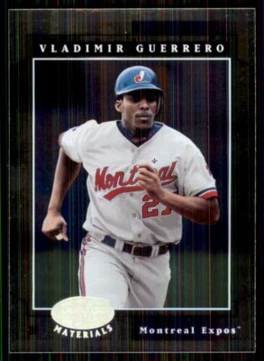 2001 Hoja Certified Materials #25 Vladimir Guerrero Montreal Expos Foto 1 de 2