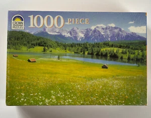 Lake Gerald, Germany, Vintage 1000 Piece Jigsaw Puzzle, Town, Landscape, Sealed - Foto 1 di 6