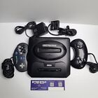 Sega Genesis Model 2 Ii Console With 2 Controllers & Wires