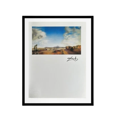 Impresión artística vintage firmada facsímil de Salvador Dalí 1974 - El farmacéutico Foto 1 de 4