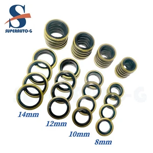 New Each 10Pcs 8mm,10mm,12mm,14 mm for Cummins Banjo Bolt Fuel Sealing Washers - Picture 1 of 6