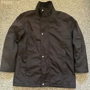 Boss Hugo Boss Jacket Mens Large Quilted Black Field Utility Padded Double Zip - Picture 1 of 21