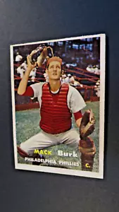 1957 TOPPS BASEBALL SET, #91 Mack Burk, Philadelphia Phillies, EX - Picture 1 of 3