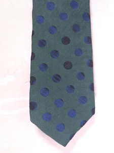 GEOFFREY BEENE SILK NECK TIE GREEN BLUE 58" X 3.75" - Picture 1 of 2