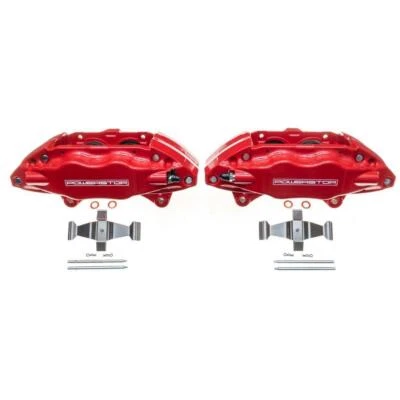 PowerStop Red Calipers without Brackets for 04-14 Subaru Impreza Front - Pair - Image 1 of 4