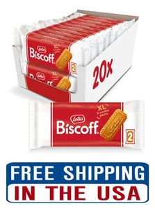 Lotus Biscoff Cookies, 17,6 Oz, Spenderbox (20 Hüllen mit 2 XL Cookies) - Bild 1 von 9