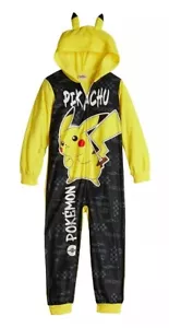 Pokemon Pikachu One Piece Boys Pajamas Romper Size 4 NWT - Picture 1 of 1