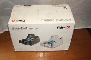 Panini Vision X 50DPM Check Scanner Black / missing power cord / tested WORKS