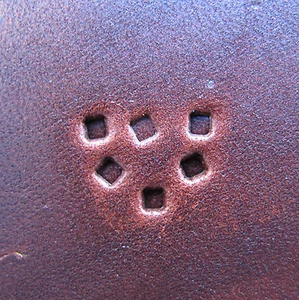 Vintage Kelly Tool Co. Midas Figure Carving Square Leather Stamping Tool 733 - Picture 1 of 3