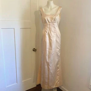 Vintage Eve of Mylady Größe 10 hellrosa Prinzessin Fee langes Kleid - Bild 1 von 11