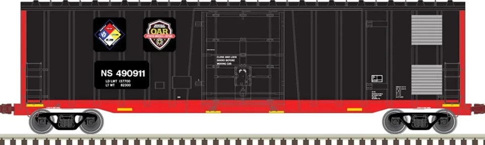 ATLAS N MASTER NSC 5111 PD BOXCAR FIRST RESPONDERS #490911 P/N 50003755 - Image 1 of 1