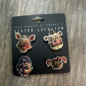 Spille risvolto posizione Five Nights at Freddy's Sister Bioworld Set 4 pin NUOVISSIME - Foto 1 di 8