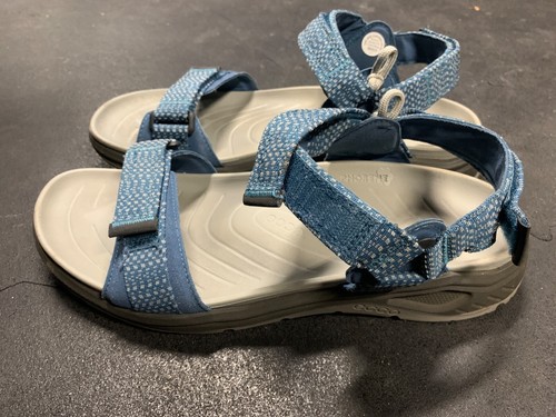 ECCO X TRINSIC 3S SANDALI ACQUA uomo USA 11 11.5 45 EU blu grigio nero 3 cinturini