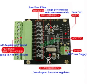 ADS1256 24-Bit AD Module ADC Data Acquisition Card Analog to Digital Converter - Picture 1 of 5