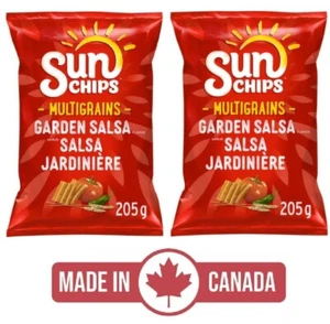 2-Pack Sun Chips (205g) Multigrain Garden Salsa Baked Chips Canada Snacks Tasty - Bild 1 von 2