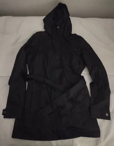 Columbia Rain Jacket; Omni Shield; Women; Small; Black;Hood/Belted/Breathable - Picture 1 of 10