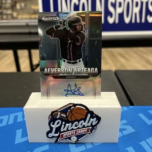 2022 Prizm Draft Picks Baseball Auto #AU-AE Aeverson Arteaga Silver Prizm - Picture 1 of 2