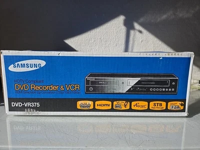 Samsung DVD-VR375 DVD/VCR Combo VHS To DVD Recorder W/ Box+Manuals-No Remote - Image 1 of 4