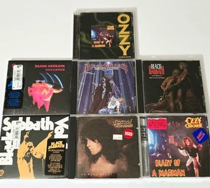 OZZY OSBOURNE BLACK SABBATH 7 CD LOT 2 SEALED PARANOID DIARY OF A MADMAN METAL - Imagen 1 de 24
