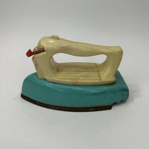 Vintage Children's Teal Play Iron - Picture 1 of 8