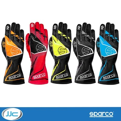 Sparco K-Attack Karting Gloves - Pre-Curved Fingers, High Grip, Breathable - Image 1 of 4