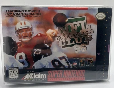 NFL Quarterback Club 96 Football Super Nintendo SNES CIB NEW Factory Sealed - Image 1 of 4