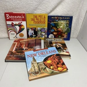 Lot Of 6 New Orleans Cook Books Brennen’s, Frank Davis Hard Covers Great Cond. - Imagen 1 de 10