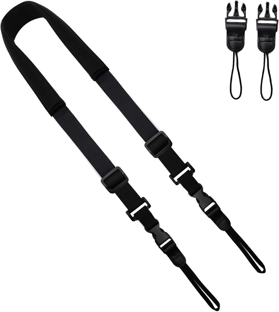 アクセサリー Bungee Leather Neck Strap Off Black Bungee Leather Neck Strap/Off Black | meanswhile