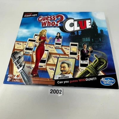 Guess Who? Clue Board Mashup Game 2019 Hasbro complete - Image 1 of 4