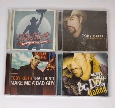 2000-е Тоби Кит CD Лот из 4 Honkytonk 35 Biggest Hits Big Dog Daddy Bad Guy - Изображение 1 из 4