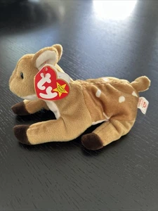 Ty Beanie Baby – Whisper the Deer – WITH ERRORS – 1997/1998- Rare! Retired! - Picture 1 of 10