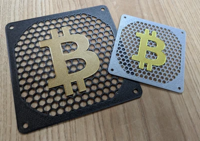 80m, 120mm oder 140mm Lüftergitter mit Goldenen Motiv - Fan Grill Abdeckung - Bild 1 von 4