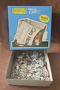 Vintage Hasbro Charles Wysockts Shaped Puzzle 750 Piece Jigsaw Puzzle 18"x24" - Picture 1 of 3