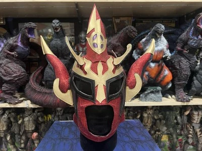 Jushin Thunder Liger 专业摔跤 真私人面具制造商 SIMA 标记 — 第 1/4 张图片